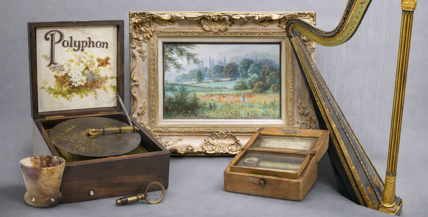Books, Stamps, Coins, Music, Paintings, Antiques & Collectables
